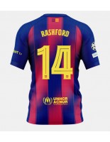 Barcelona Marcus Rashford #14 Hjemmedrakt 2025-26 Korte ermer